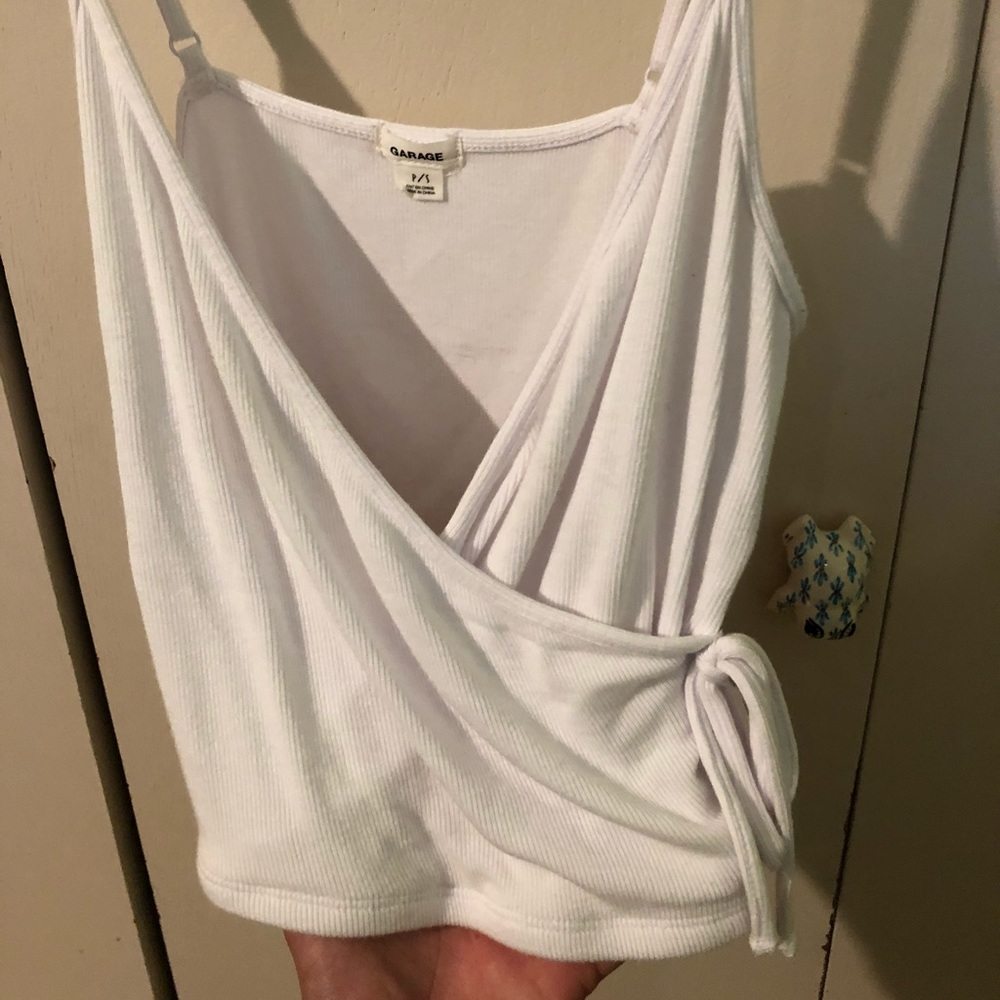 White tank top from Garage
